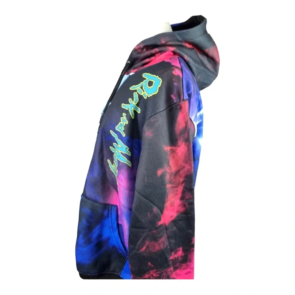 MEMBERS ONLY x Rick And Morty Print pullover hoodie size small new - Picture 3 of 8